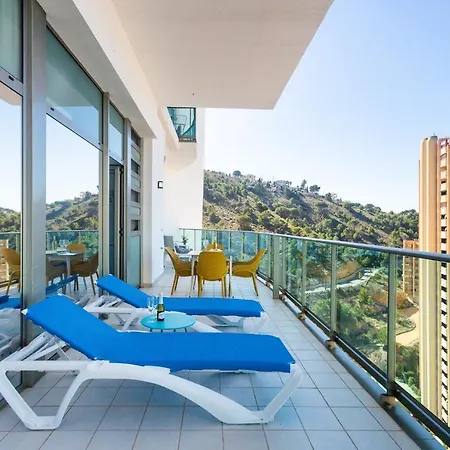 Skyline 10 Gran Terraza Privada Con Vistas Espectaculares 貝尼多姆